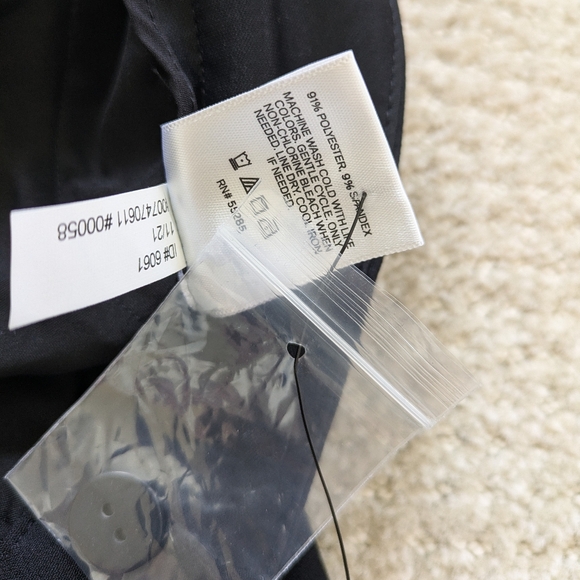 Express Skinny High Rise Super Soft Twill Pants Black Dress Pants Size 4 Long - Picture 8 of 9